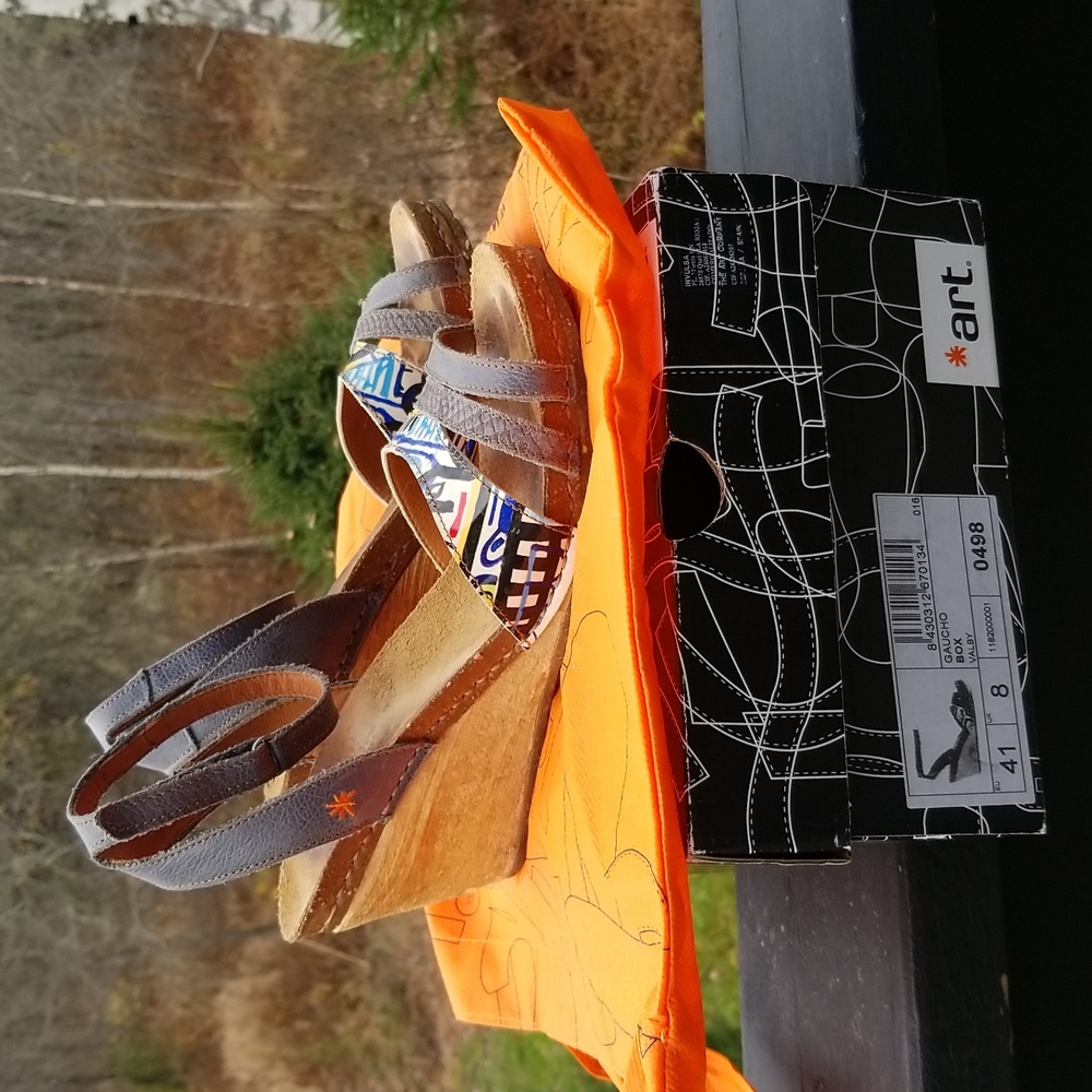 The Art Company Shoes Size 41 Strappy Wedge Heel